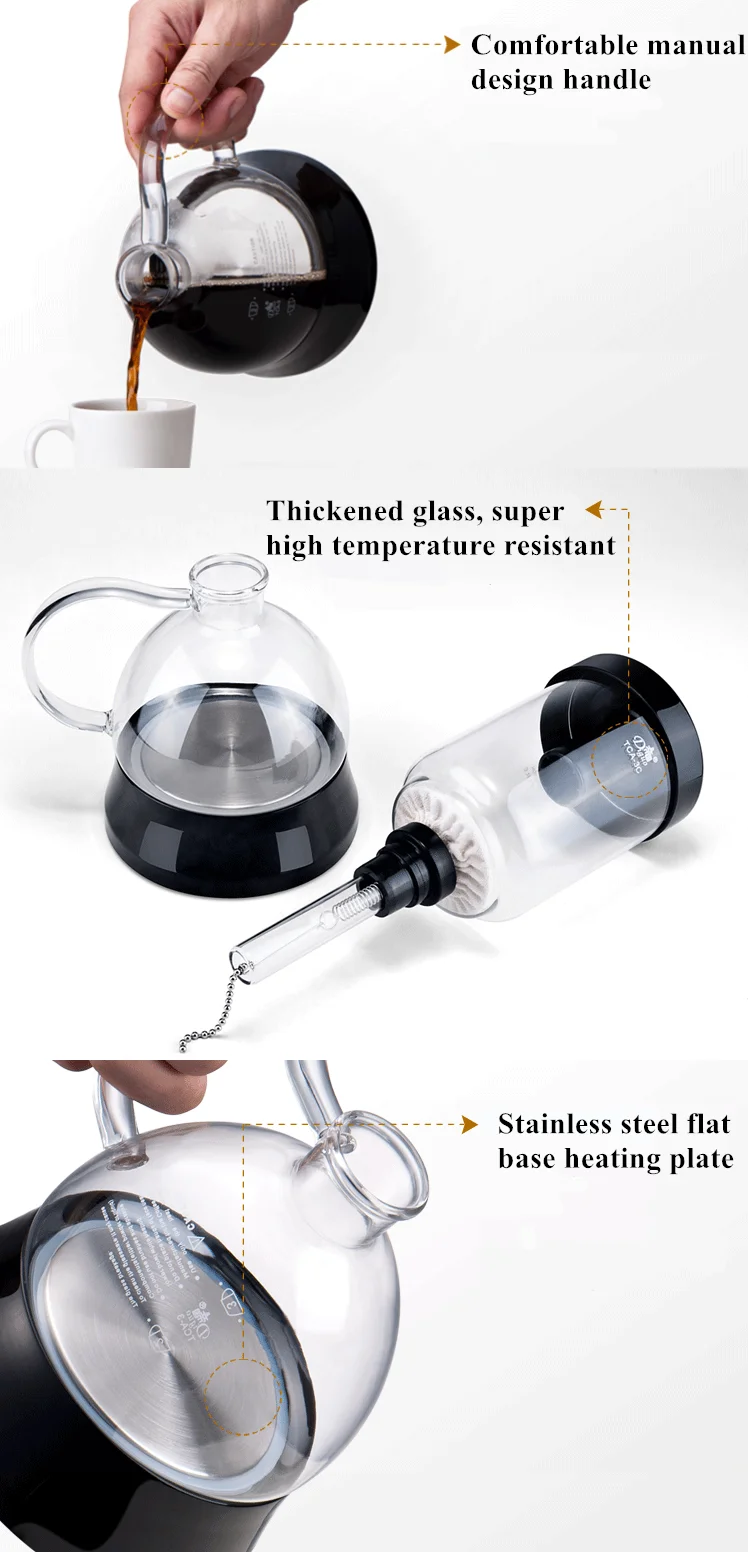 Diguo Automatic Siphon Coffee Machine Electric Balancing Belgium Syphon