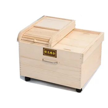 New Design Whole Wooden Box Rice Folding Storage With Lid New Design Whole Wooden Box Rice