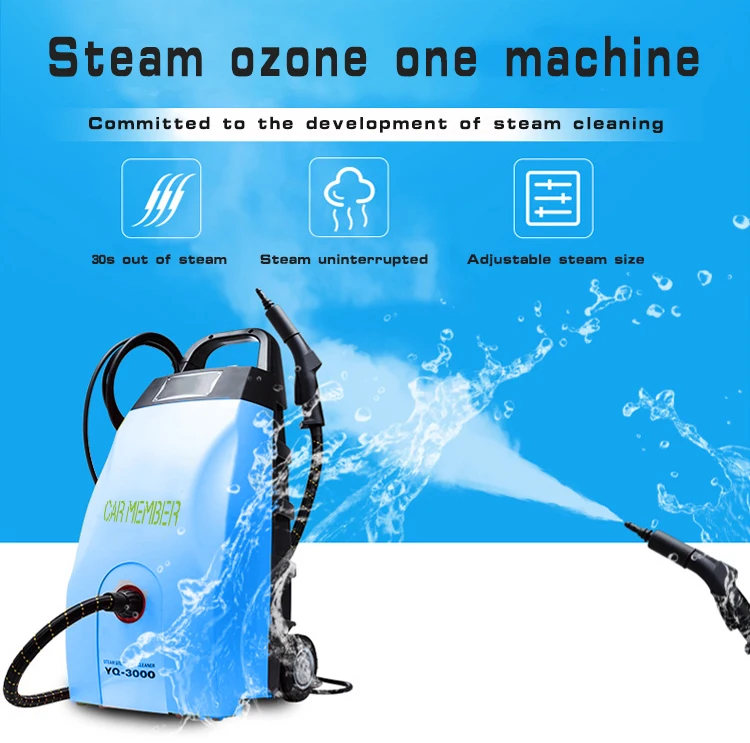 Unique New Design Portable Ozone Generator Steam Cleaner Multifunction