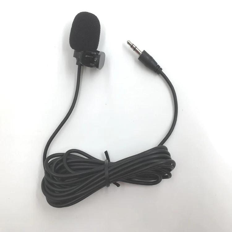 Microfone 3.5mm Mini Wired Microfone Condensador Mic para Smartphones micro portátil