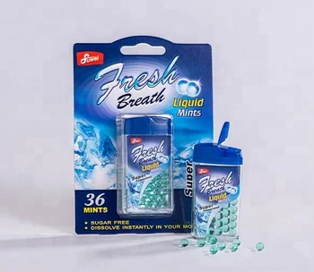 oral fresh breath liquid mint balls candy, View liquid mint, FUWEI