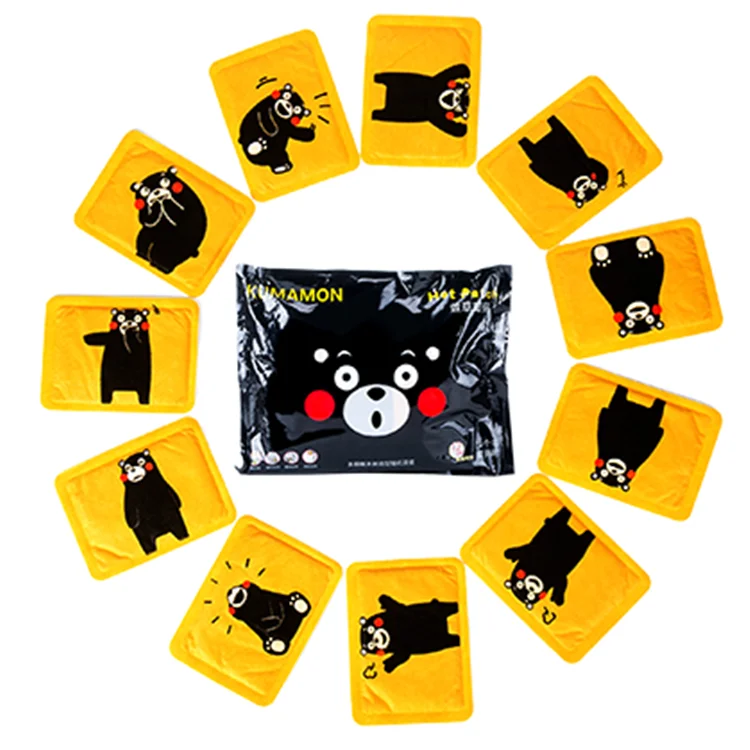 10pcs/pack Cartoon Warm Paste Pads Body Warmer Sticker Lasting Heat