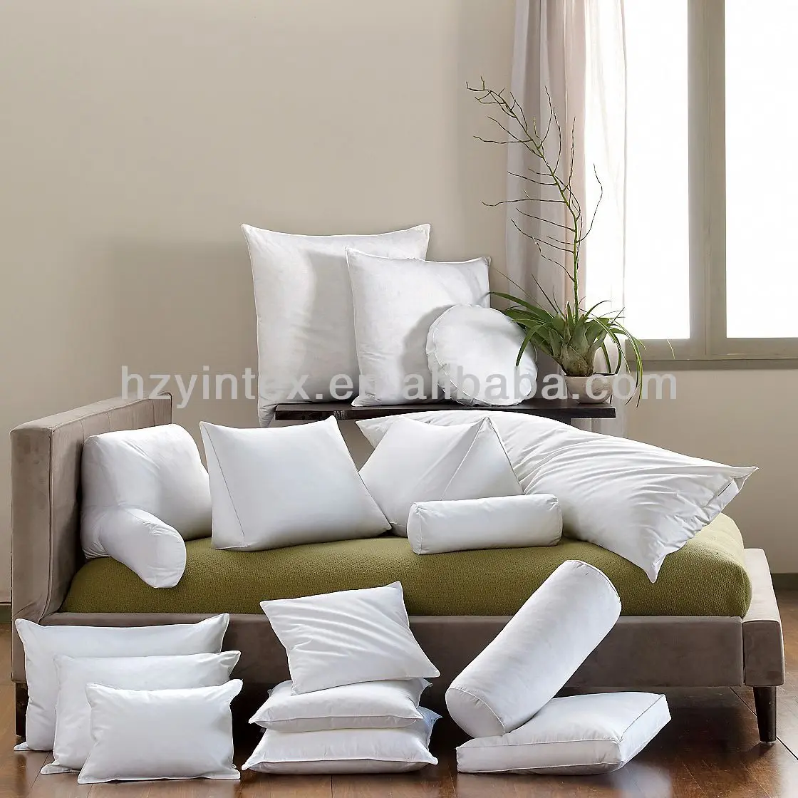 High Quality Down Feather Filling 16x16 Pillow Insert View 16x16