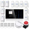 New Hot Sales Type 2G Five Voice Prompt App Control GSM&PSTN Intelligent Wireless Home Burglar Security Fire Detect Alarm System