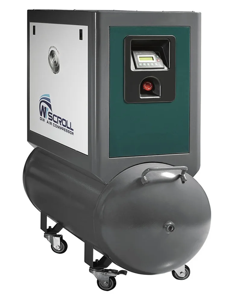 New Product Boxtype Mobile Scroll Air Compressor With Tank 3hp 2.2kw