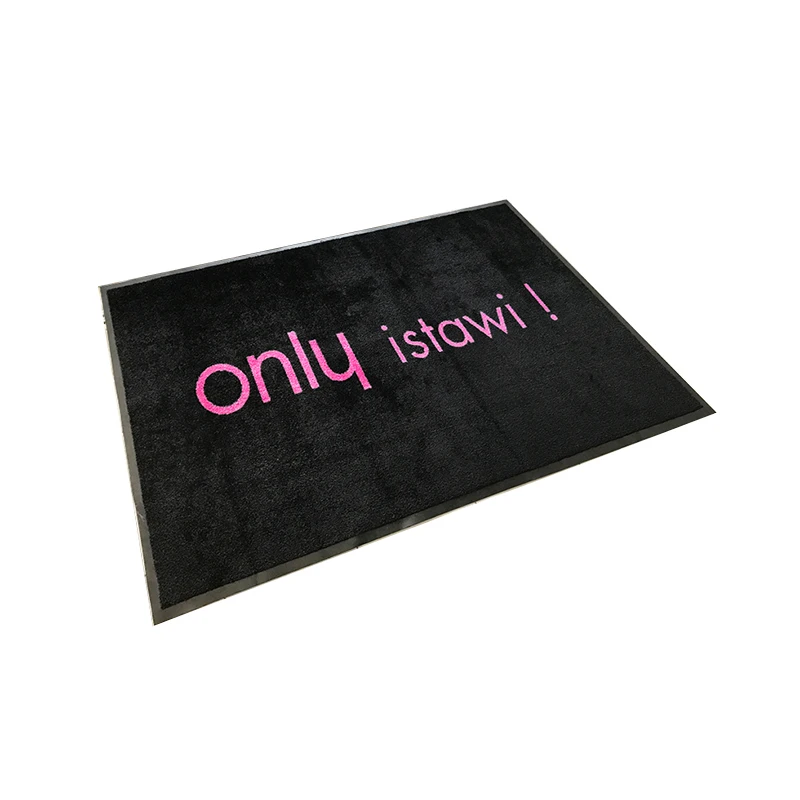 Custom Logo Rubber Roll Outdoor Mat Outside Door Mat Restaurant