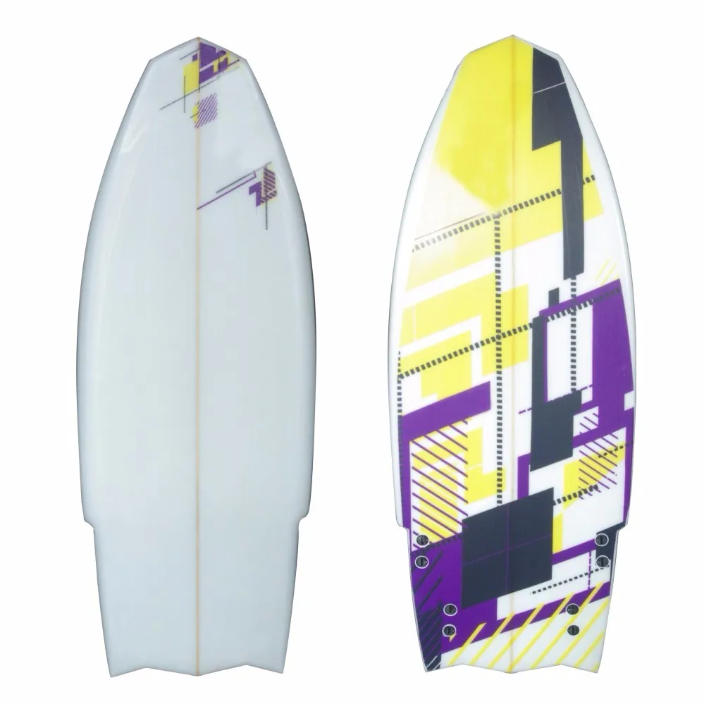 Newly Designed Fiberglass Surfing Skimboard Durable Eps Foam Surfboard