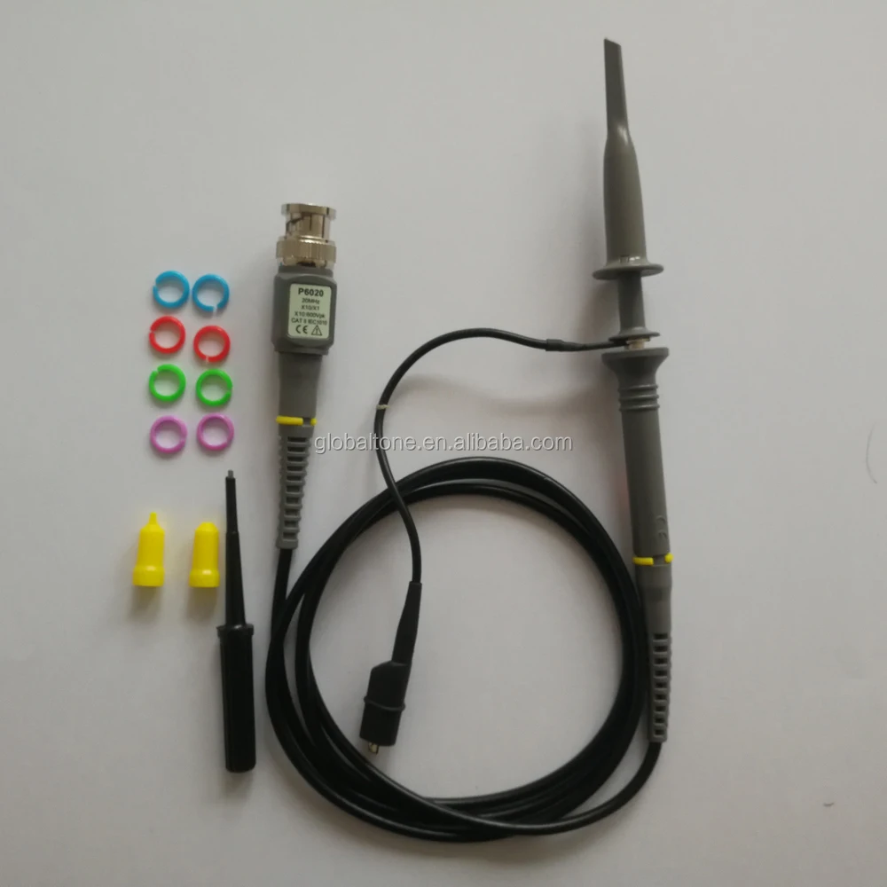 Oscilloscope Probe Kit Alligator Clip Test Probe Osciloscope Probe 2Pcs New 