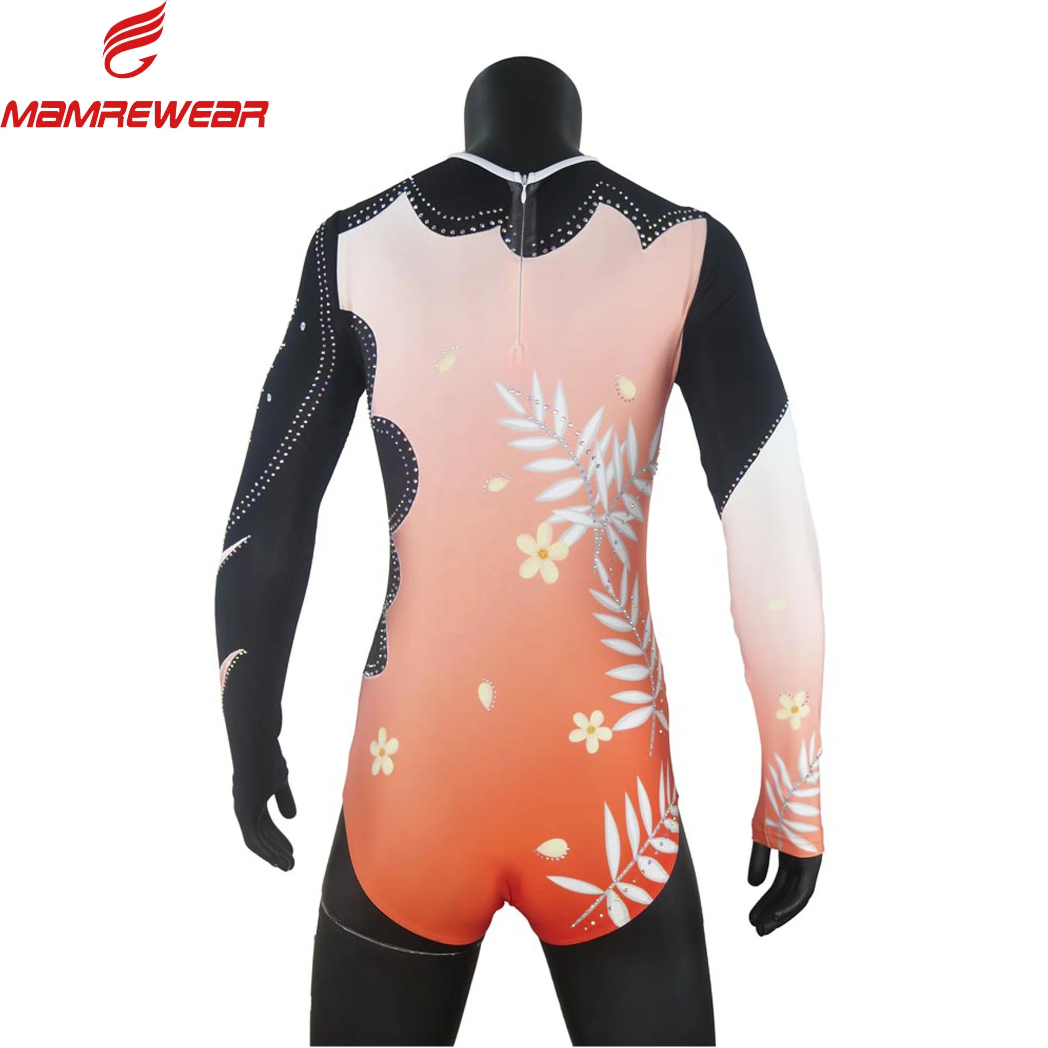 High Quality Oem Slim Dance Clothing Sublimation Colorful Dress