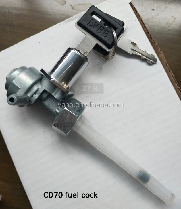 CD70 cheap motorcycle fuel cock with key
