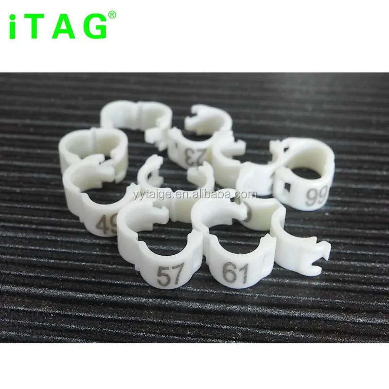 Number 1100 Canary 3mm Clips Plastic Rings For Birds Buy Plastic