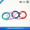 Colorful plastic round open ring plastic snap book ring