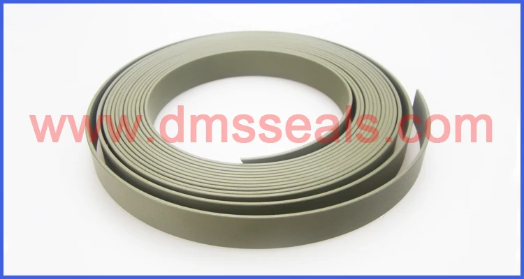 Green and Brown Knurling Wear Strips for Piston Guiding