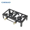 Cast iron gas burner portable outdoor cookware sets