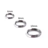 Wholesale 6mm 8mm 10mm Open Double Rings Loops Double Jump Rings For DIY Jewelry Making