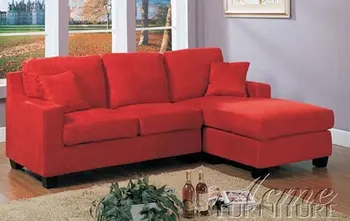 Sofa rojo barato