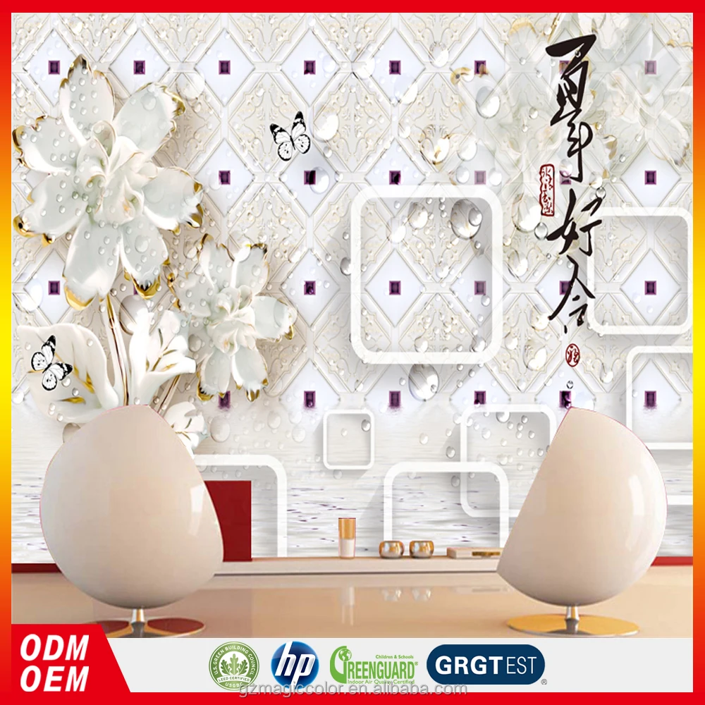 3d Kertas Dinding Wallpaper Jade Desain Harga 3d Dinding Walpaper