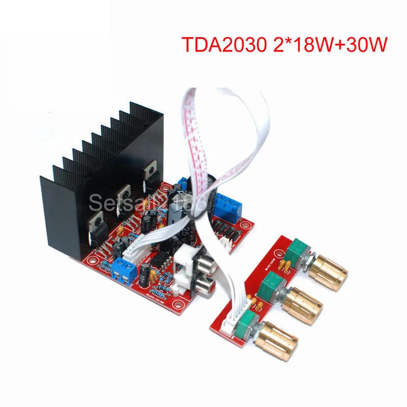 Detalles sobre TDA2030A 2.1 Amplificador de audio estéreo Placa de amplificador de subwoofer de 3 canales   12 
