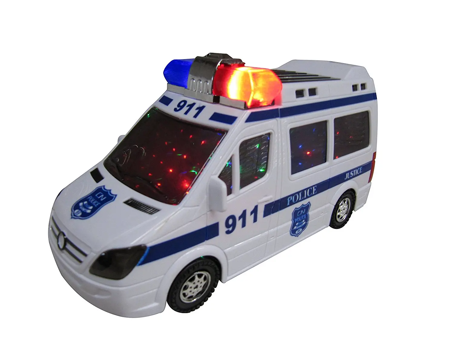 toy police car with siren and lights