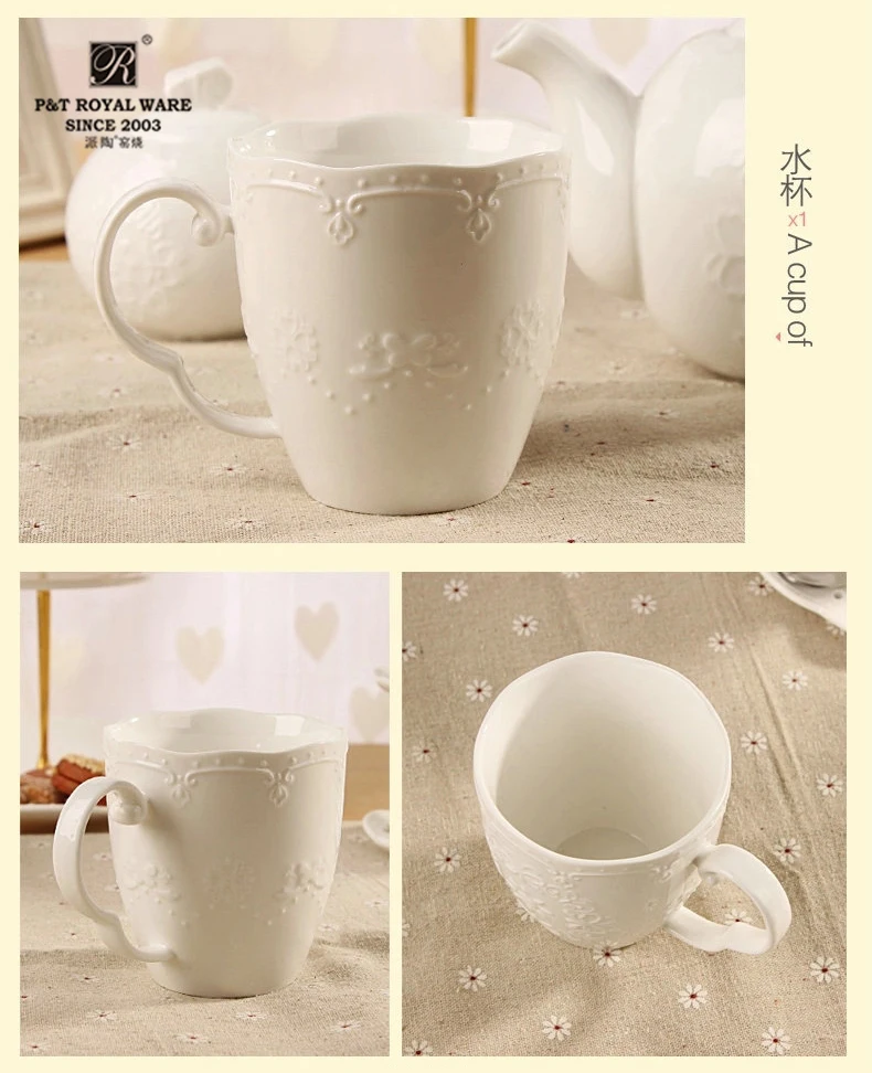 factory flower design ceramic coffee mug hot sale ceramic mug milk cup