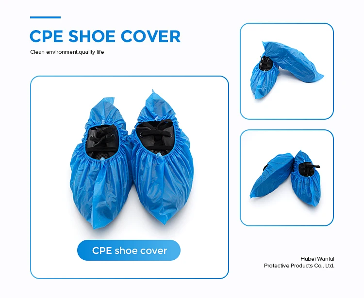 Disposable Elastic Pe/Cpe/Non-Woven Shoe Cover