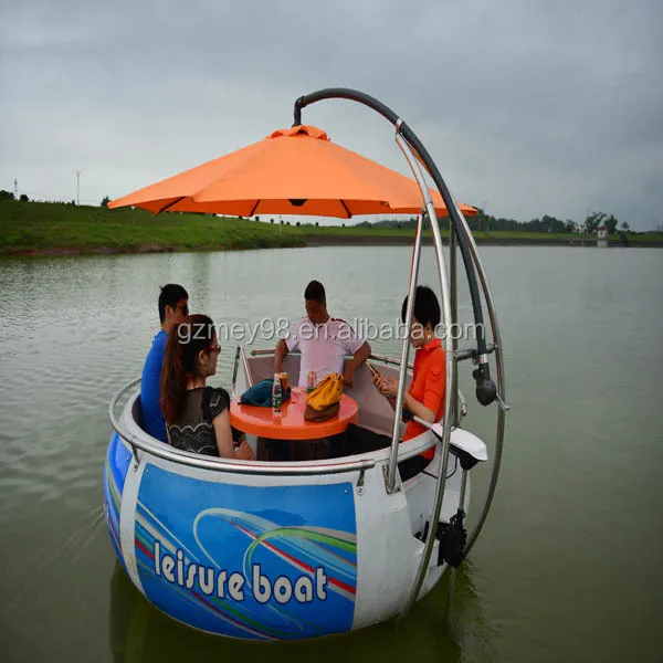 Gather Yacht Mini Electric Bbq Donut Boat,Water Play Equipment Bbq Mini