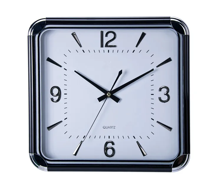 3035cm Plastic Square Shaped Analog Sweep & Step Wall Clock Buy