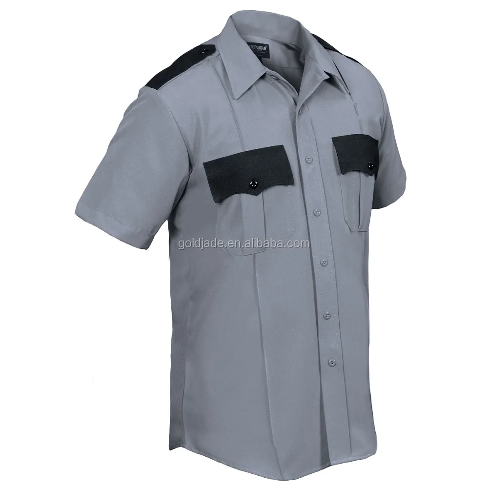 blue security uniform