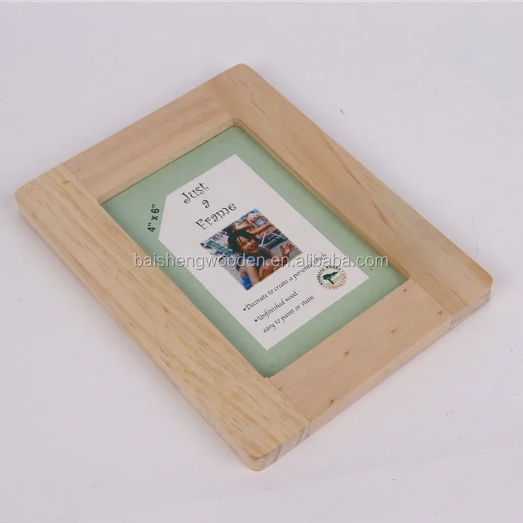 Cheap Unfinished Wood Picture Frames Wholesale Wooden Photo Frame Buy