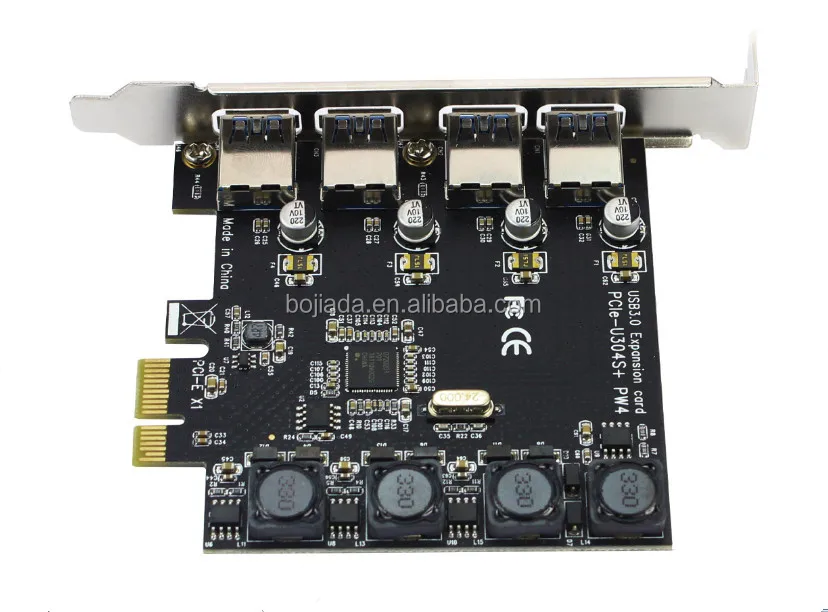 Memoria USB Tarjeta Controladora PCI Express Con 4 Puertos USB 3.0 - Marca Sm-pc, Modelo #d850, Nueva Servidor Dell