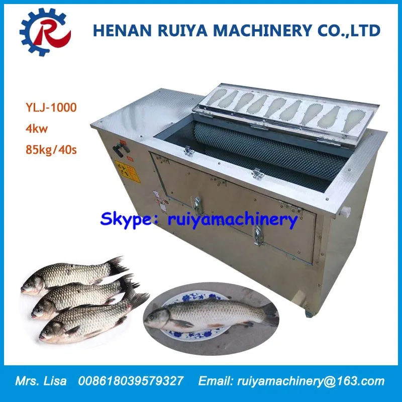Automatic Fish Scaler Machine/tilapia Fish Gutting Cleaning Machine