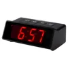 Kwanwa Rechargeable Digital Alarm Clock for Heavy Sleeper with 1.2" LED Time Display and 110 db Super Loud Alarm.Battery Operate