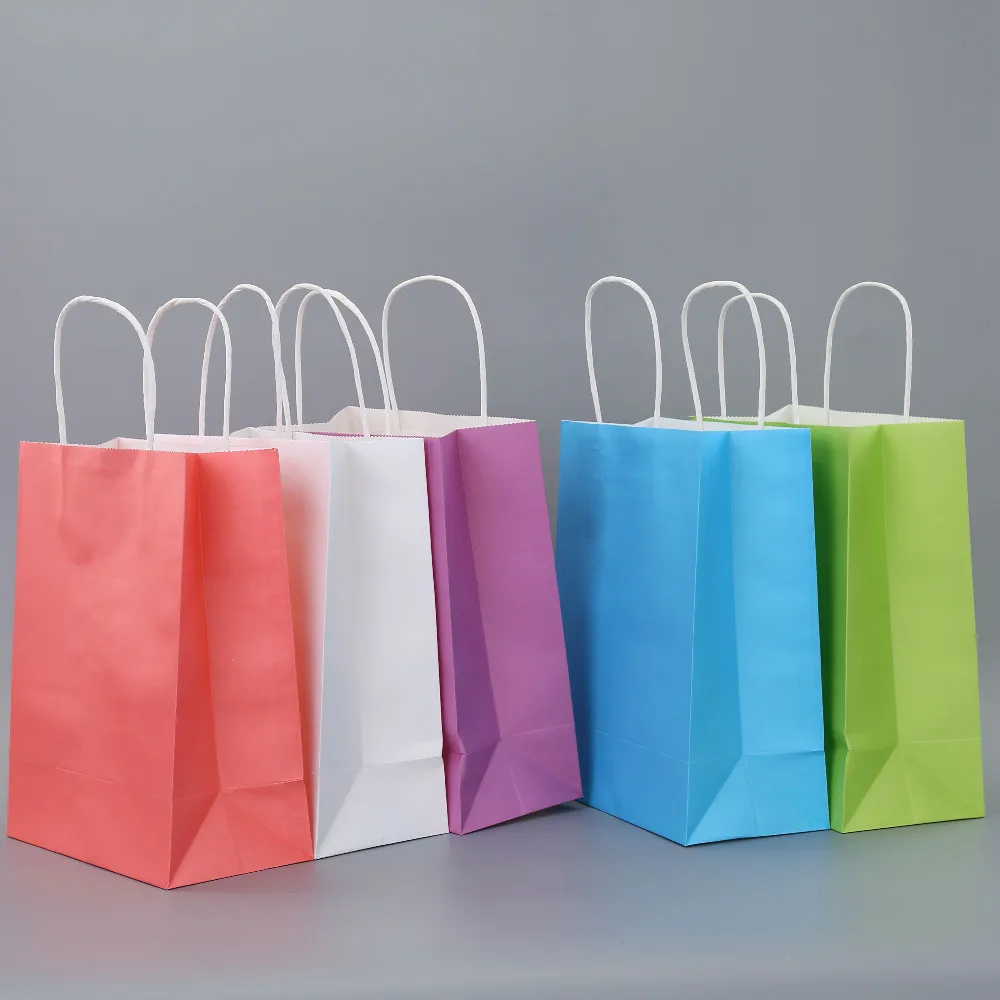 Top Quality Different Colors Customsized Paper Shopping Bag Packaging ...