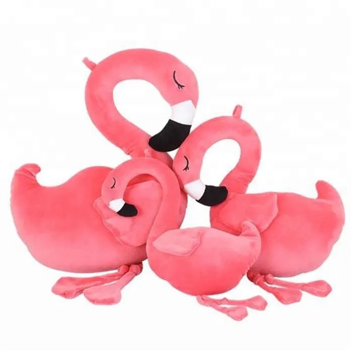 pink flamingo plush toy