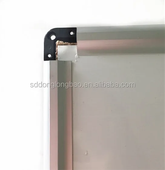 Aluminium Frame Customized Colors Abs Corner Blue Notice Board Standard 