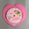 Heart Shape Plastic BMI Calculator Wheel Disc for Pregnancy