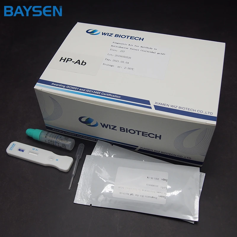 H Pylori Antibody Rapid Test Kit One Step H Pylori Breath Self Test