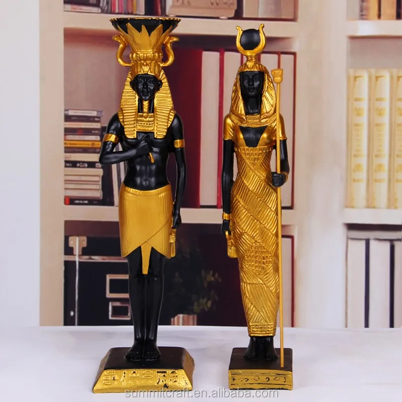 Custom Resin Egyptian Statues Egyptian Decor Egyptian Statues Sculpture