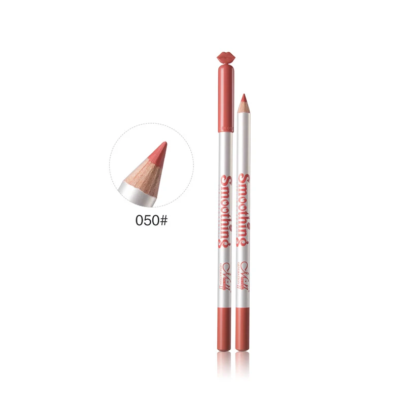 MENOW 12 Colors/Set Sexy Matte Lip Stick Lipliner Lip Liner Pencil Matt Nude Lipsliner Pen Set Beauty Makeup Tool Cosmetic P124