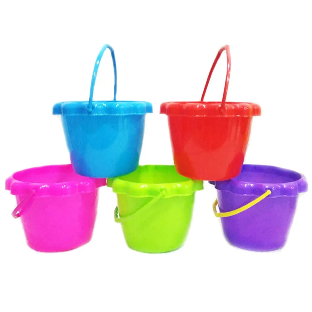 plastic beach buckets