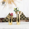 Brass new design home decor antique luxury metal vase