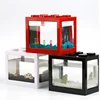 2017 New Product Lego Design Led Aquarium Plastic Fish Tank Wholesale