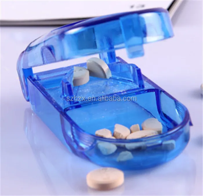 Ecofriendly Small Pill Case/ Plastic Pill Box With Pill Crusher Buy
