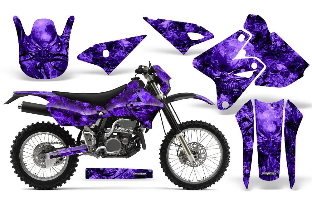 Automotive infernal purple. Пластик DRZ 400 SM.