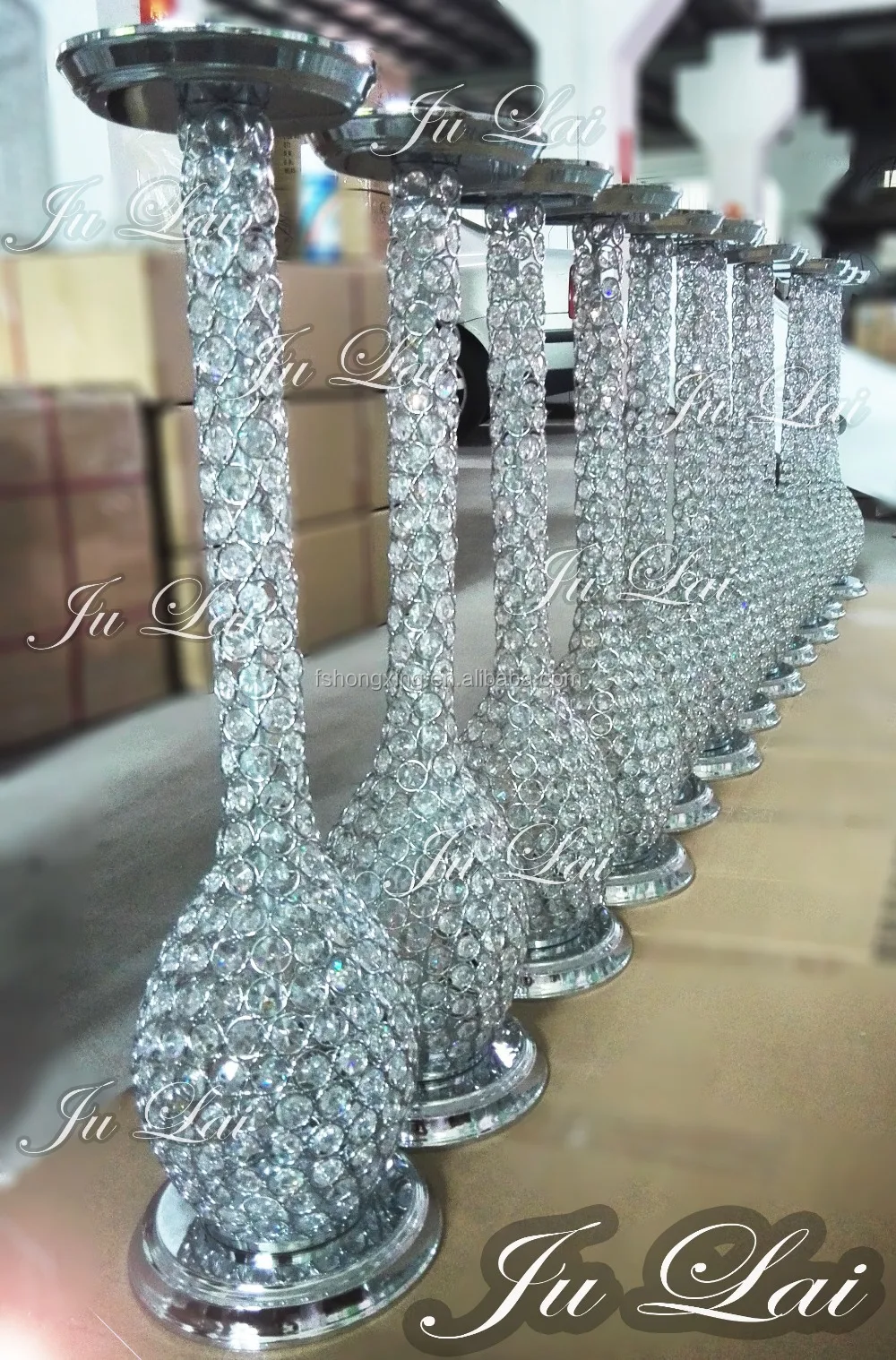 Shining Crystal Wedding Table Centerpieces,Flower Stands