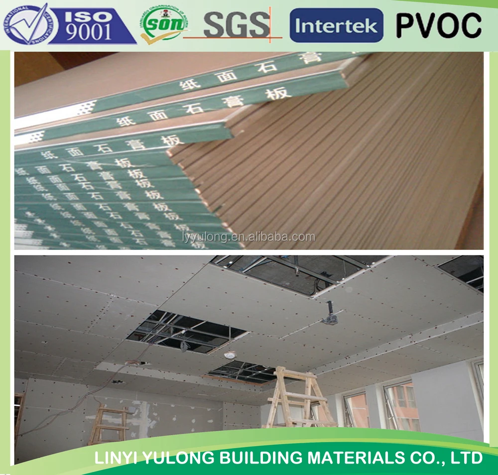 Panel De Yeso Para Material De Construcción,Para Tabique De Techo Y