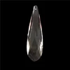 Wholesale Price 76mm one holes Clear long teardrop crystal chandelier trimming,crystal chandelier parts for home/wedding decor