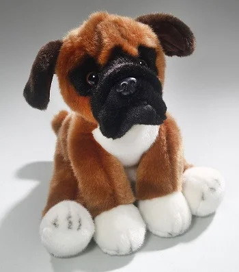 stuffed boxer puppy dog