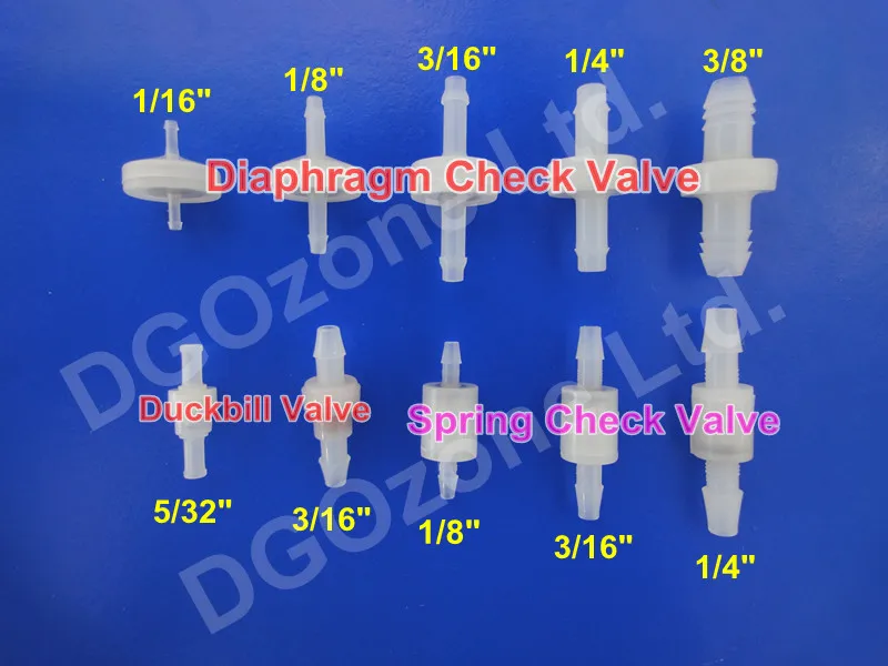1/16" Mini Plastic Check Valve,Pvdf Diaphragm Check Valve Buy Mini