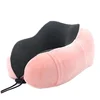 high quality breathable comfortable u shape memory foam neck support travel pillow